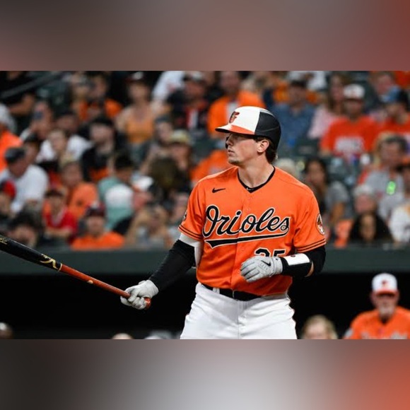 Nike Authentic Baltimore Orioles Adley Rutschman MLB Orange Jersey Men’s Sz L - Picture 3 of 8